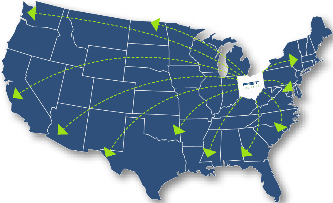 Nationwide LTL Delivery Map