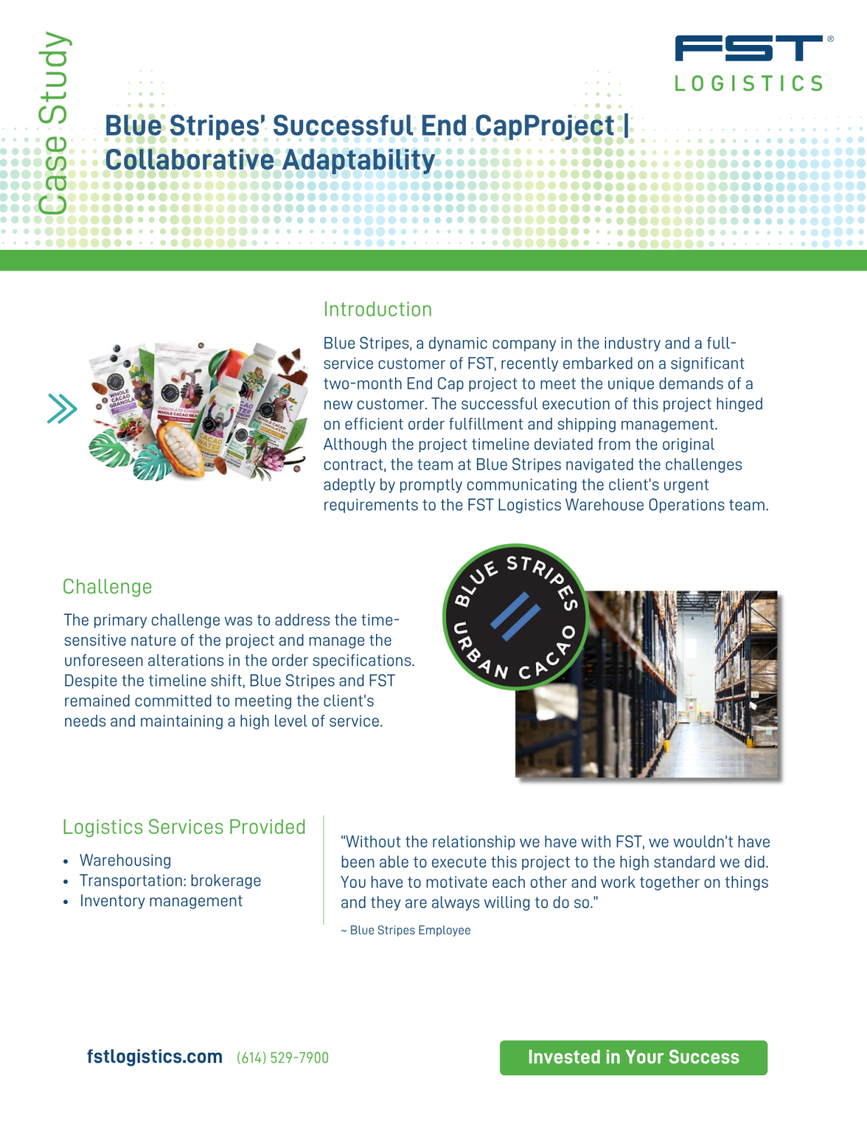 Blue Stripes Case Study