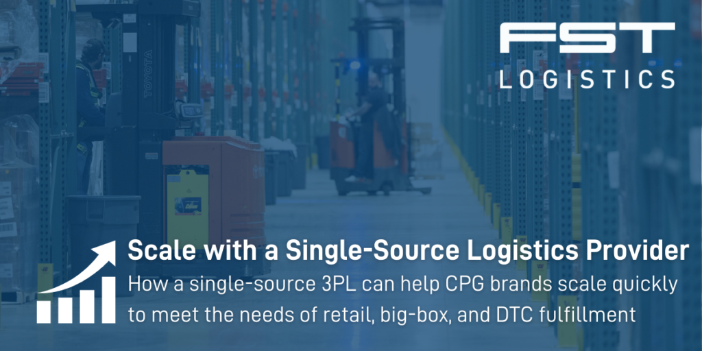 Scaling with Single Source Logistics